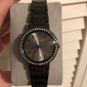 Black Anne Klein watch